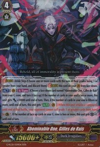 Abominable One, Gilles de Rais [G Format] (V.2 - Triple Rare)