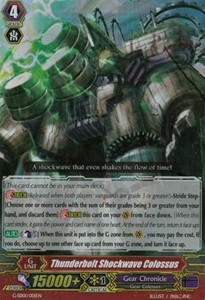 Thunderbolt Shockwave Colossus [G Format] (V.2 - Triple Rare)