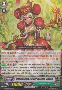 Ranunculus Flower Maiden, Ahsha [G Format] (V.1 - Common)