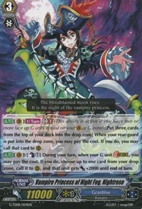 Vampire Princess of Night Fog, Nightrose [G Format] (V.1 - Common)