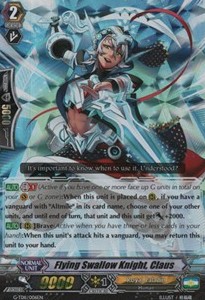 Flying Swallow Knight, Claus [G Format] (V.2 - Triple Rare)