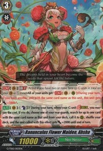 Ranunculus Flower Maiden, Ahsha [G Format] (V.1 - Common)