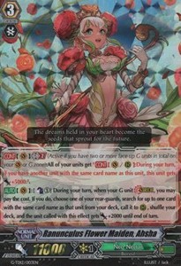 Ranunculus Flower Maiden, Ahsha [G Format] (V.2 - Triple Rare)