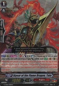 Spear of the Flame Dragon, Tahr [G Format] (V.2 - Triple Rare)