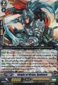 Knight of Virtue, Bedivere [G Format] (V.1 - Common)