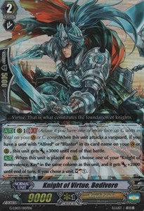 Knight of Virtue, Bedivere [G Format] (V.2 - Triple Rare)