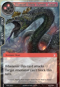 [Variant] Stone Tongued Basilisk