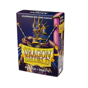 60 Small Dragon Shield Sleeves - Matte Purple