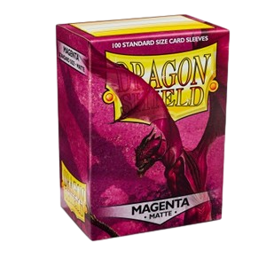 100 Dragon Shield Sleeves - Matte Magenta