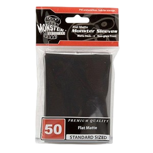 50 Monster Matte Sleeves (Black)