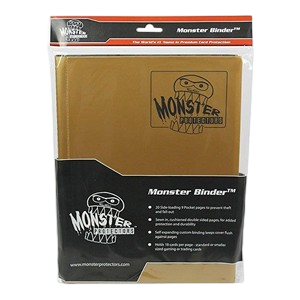 Monster: 9-Pocket Binder (Gold)