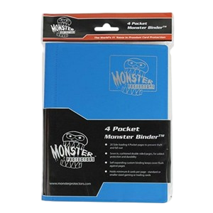 Monster: 4-Pocket Binder (Arctic Blue)