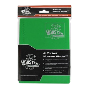 Monster: 4-Pocket Binder (Emerald Green)