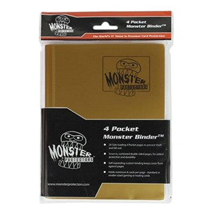 Monster: 4-Pocket Binder (Gold)