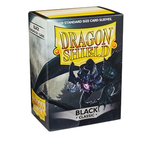 100 Dragon Shield Sleeves - Classic Black