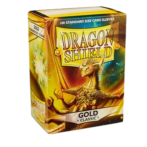 100 Dragon Shield Sleeves - Classic Gold