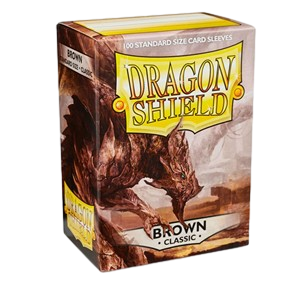 100 Dragon Shield Sleeves - Classic Brown