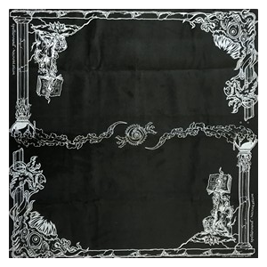 SpellGround - 2-Player NecroMaticon Playmat (Black/White)