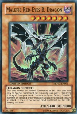 Malefic Red-Eyes Black Dragon (V.3 - Super Rare)