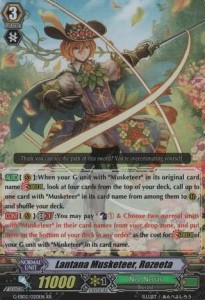 Lantana Musketeer, Rozeeta [G Format] (V.1 - Double Rare)