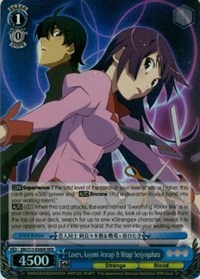 Lovers, Koyomi Araragi & Hitagi Senjyogahara (V.2 - Triple Rare)