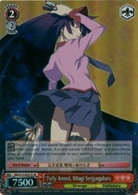 Fully Armed, Hitagi Senjyogahara (V.2 - Super Rare)