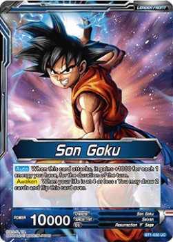 Son Goku // Super Saiyan Blue Son Goku (V.1 - Uncommon)