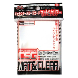 60 KMC Mat & Clear Character Sleeve Covers