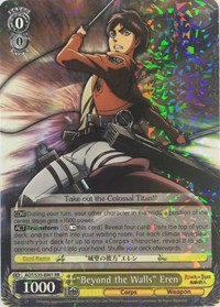 "Beyond the Walls" Eren (V.1 - Double Rare)