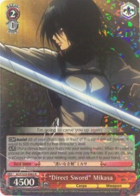 "Direct Sword" Mikasa