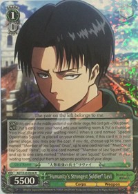 "Humanity's Strongest Soldier" Levi