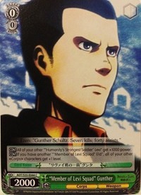 "Member of Levi Squad" Gunther