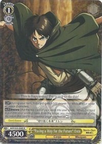 "Paving a Way for the Future" Eren (V.1 - Rare)