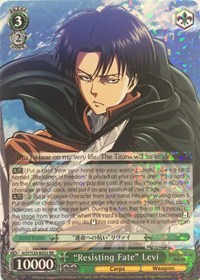 "Resisting Fate" Levi (V.1 - Double Rare)