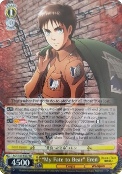 "My Fate to Bear" Eren (V.1 - Double Rare)