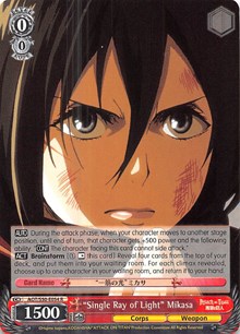 "Single Ray of Light" Mikasa (V.1 - Rare)