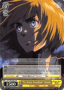 "To Seize Freedom" Armin (V.1 - Double Rare)