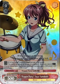 "Poppin'Party" Saya Yamabuki (V.2 - Super Rare)