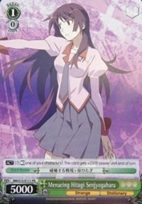 Menacing Hitagi Senjyogahara