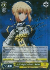 A Knight's Oath, Saber (V.2 - Special Rare)