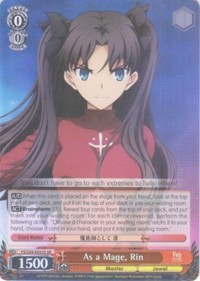 As a Mage, Rin (V.2 - Super Rare)