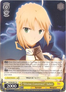 "Divine Construct" Saber