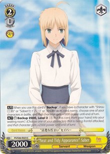 "Neat and Tidy Appearance" Saber