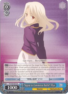 "Signal to Commence Battle" Illya (V.1 - Rare)