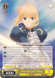 "Top Servant" Saber