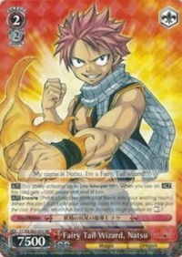 Fairy Tail Wizard, Natsu (V.1 - Double Rare)