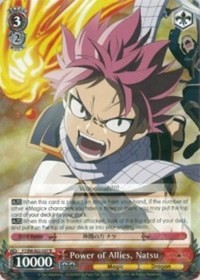 Power of Allies, Natsu (V.1 - Rare)