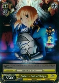 Saber - End of Reign (V.2 - Super Rare)