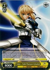 Saber - Noble Phantasm Unleashed (V.1 - Uncommon)