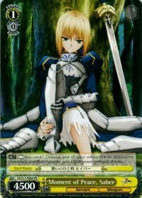 Moment of Peace, Saber